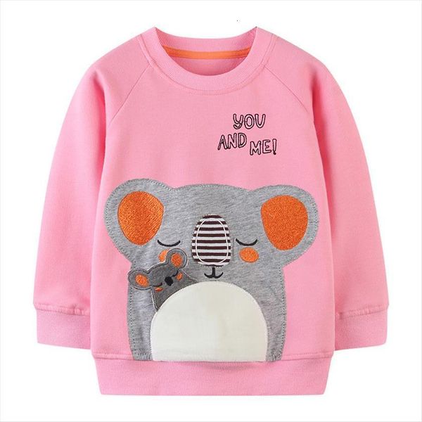 

girls sweatshirts applique baby for kids long sleeve clothes child clothing, Black