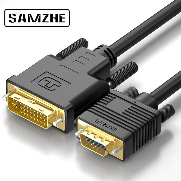 

24+5 to vga cable converter 1080p for projector lapconnect screen displayer video cables & connectors