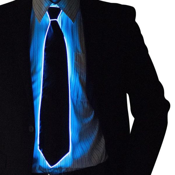 

1pc glowing tie light 10 color up led for party decoration bar club cosplay show by 3v dj