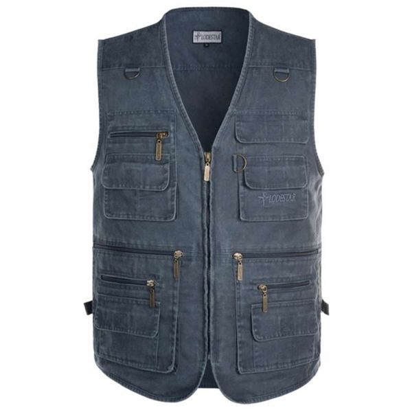 

plus size 6xl 7xl denim vest men's jacket sleeveless cotton casual waistcoat jean coat slim fit male cowboy pockets 210925, Black;white