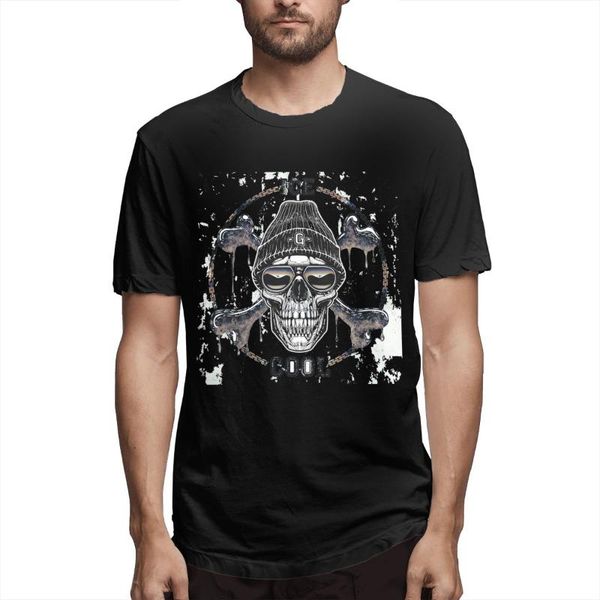 

men's t-shirts ice cool skull sunglasses 2021 summer fashion printing pattern short sleeve trend casual t-shirt, White;black