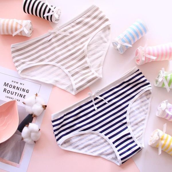 

4pcs/lot candy color panties stripes lovely cute girl underwear cotton briefsnh0020, Camo