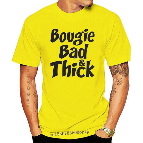 

men's t-shirts bougie bad and thick cardi b t-shirt (women), White;black