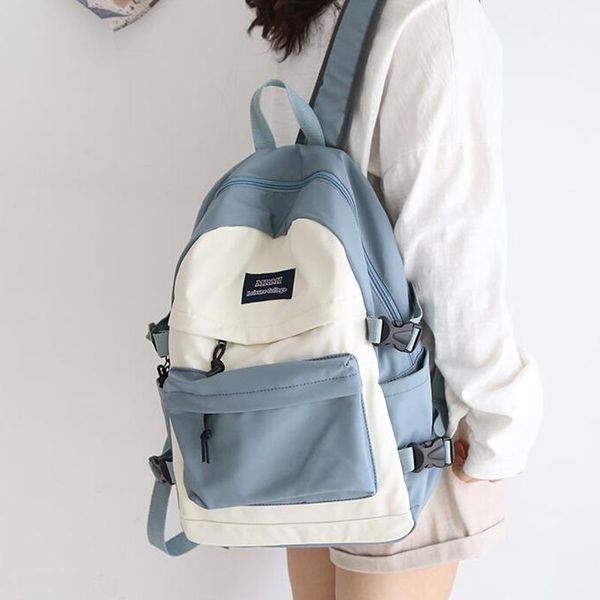 Outdoor-Taschen Große Kapazität Frauen Rucksack Mode Schultasche Für Teenager Mädchen Weibliche High School College Student Buch