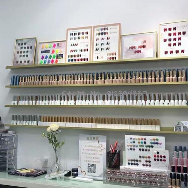

other home decor nail salon polish glue display stand wrought iron wall rack cosmetics word partition hanging