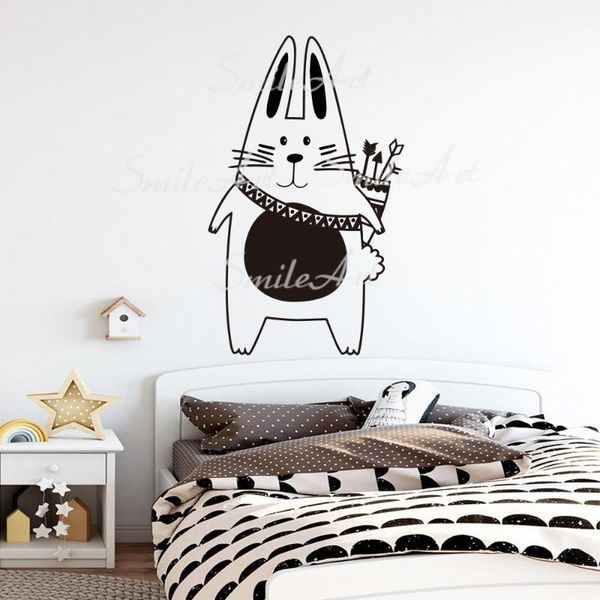 

wall stickers cartoon tribe,animal self adhesive art wallpaper for kids rooms background decal drop