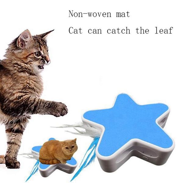 

cat toys pet toy automatic rotating five-star puzzle star funny box