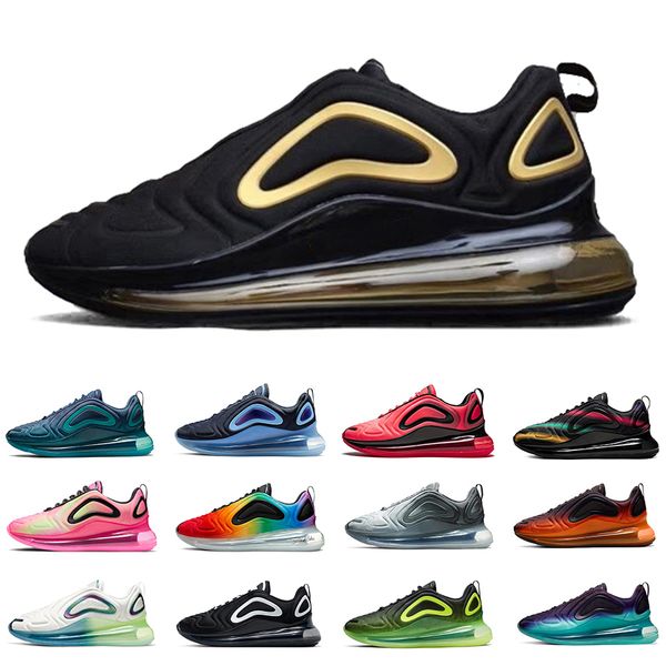 

720 mens running shoes sneakers university flash triple black sea black gold fashion true pistachio frost oreo obsidian bubble pack men wome