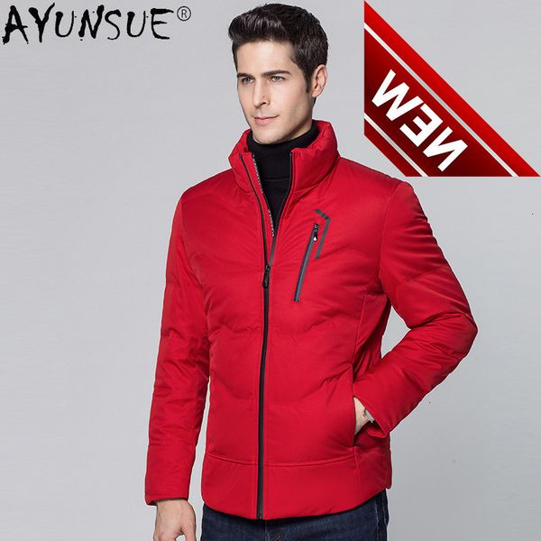 

jackets 20% men's white duck down jacket autumn 2021 men clothing winter clothes puffer coat male ropa hombre lxr471, Black