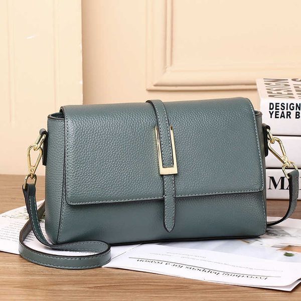 

luxury handbags head 2021 leather square trendy one shoulder fashionable women's bag 3635
