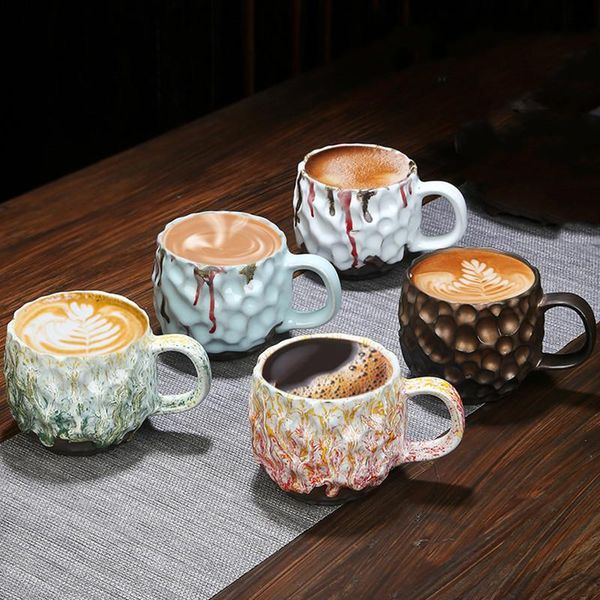 

mugs ceramic coffee cup retro kiln change mug creative teacup gift