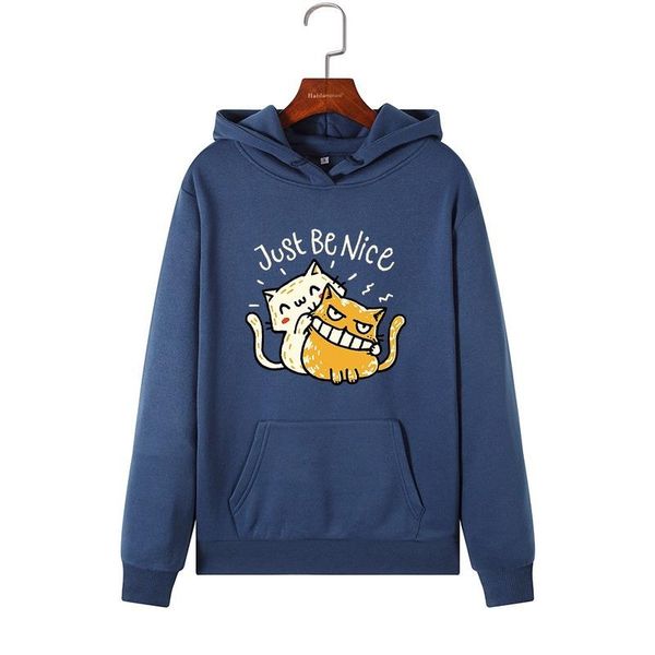 

fleece hooded sweatshirt for women aesthetic oversized hoodies 2021 winter logn sleeve cartoon print pocket pullover women's & sweatsh, Black