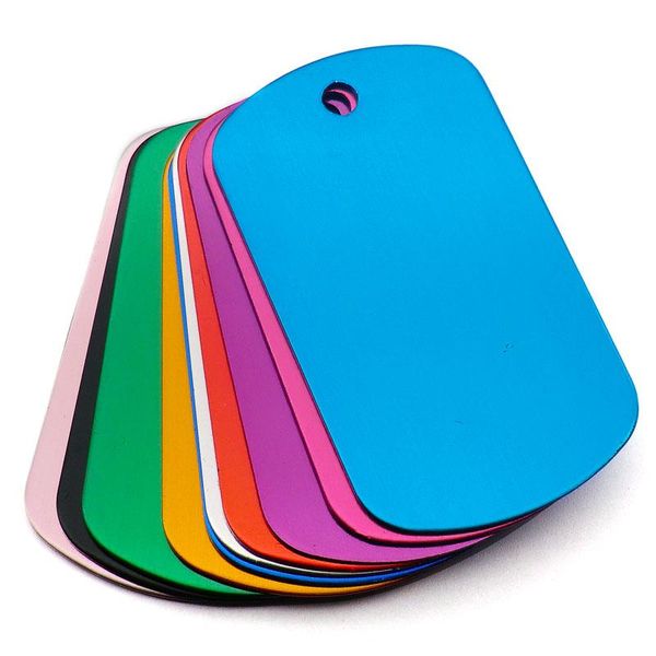 

dog tag,id card 20pcs pet id tag aluminum military army name blank tags pendant customized logo laser personalized engraving text