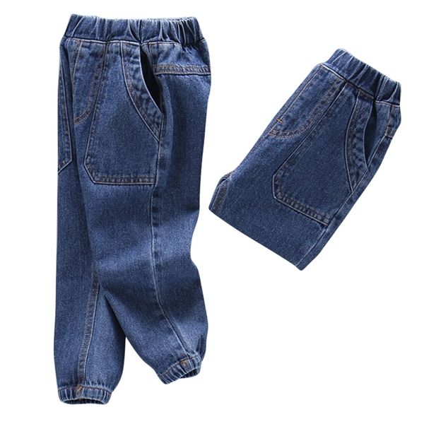 

girls jeans mid wiat toddler for kids casual style clothes 210528, Blue