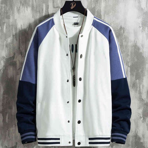 

jackets 2021 spring fashion patchwork college style harajuku streetwear casual varsity bomber jacket men baseball coats, Black;brown
