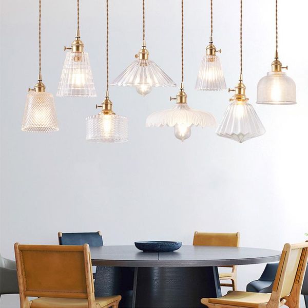 

pendant lamps vintage glass light lampshade hanglamp for living room dinning home decoration indoor lighting fixture