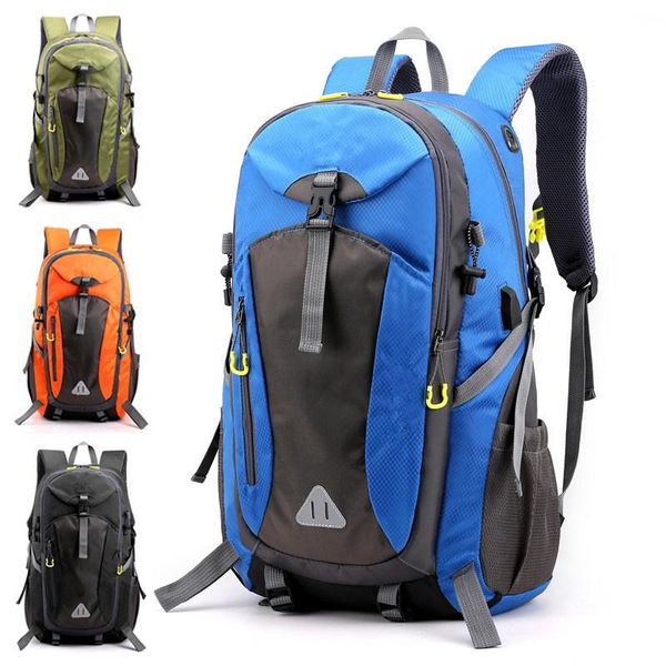 

36-55l waterproof durable outdoor climbing backpack women men hiking athletic sport travel rucksack bags