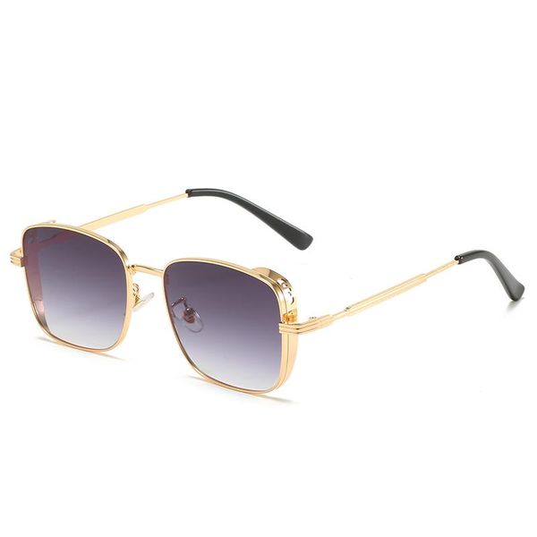 

sunglasses vintage metal steampunk men women trendy square sun glasses female retro designer shades eyewear uv400, White;black