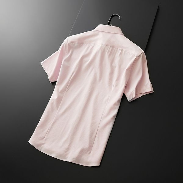 

summer short sleeve shirt men's fashion simple trend2021, White;black