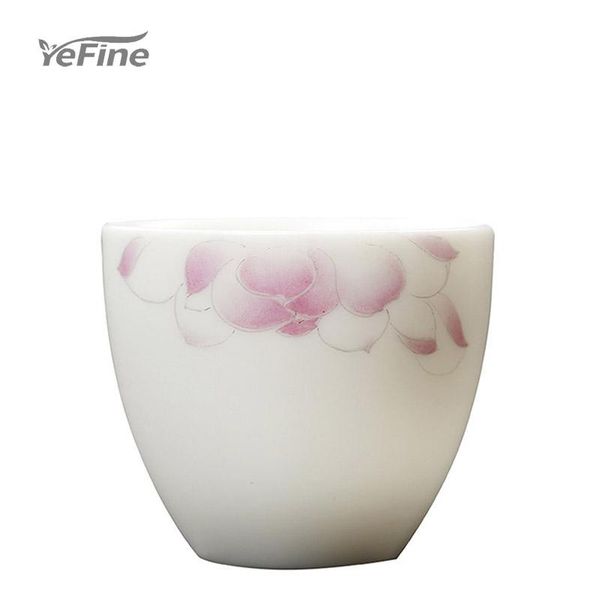 

yefine hand-painted jade porcelain tea cup cups & saucers