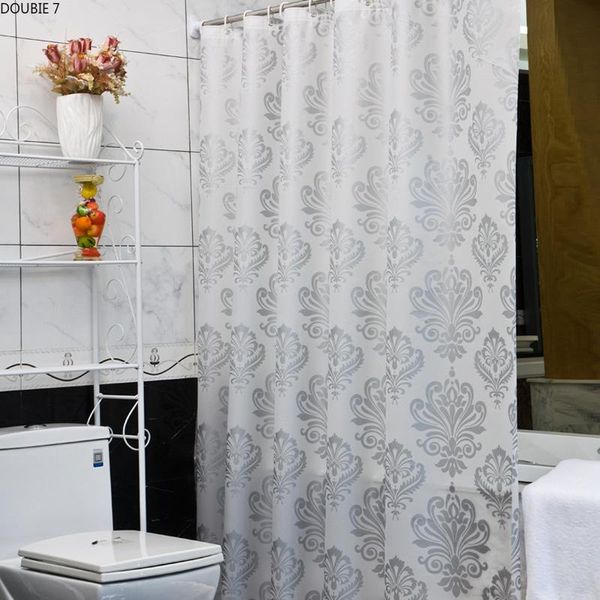 

euporean pattern shower curtains peva home decor bathroom curtain waterproof partition bathtub mildew screens with hook