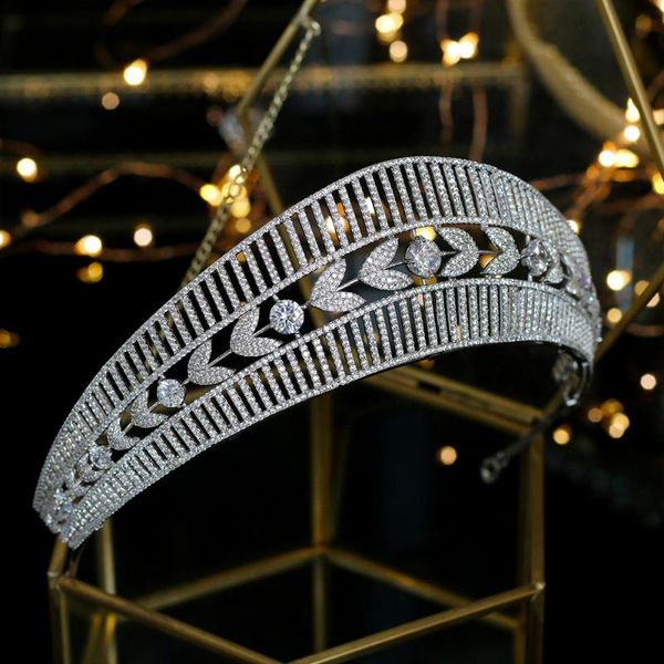 

hair clips & barrettes brides european stars tiara crowns with long earring gold pearls hairbands set wedding accessories, Golden;silver