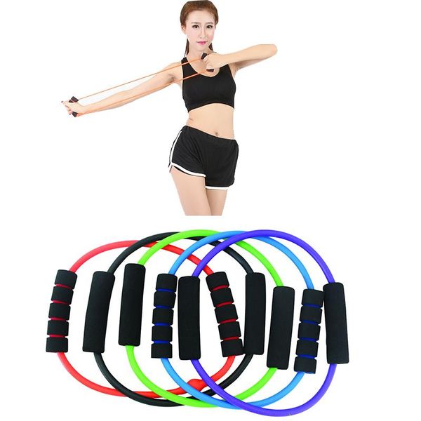 

fitness resistance bands yoga tube gym workout loop exercise pilates stretch training