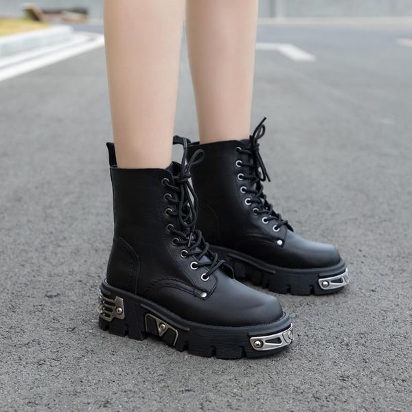 

boots autumn winter 2021 and motorcycle children's thick bottomed, Black