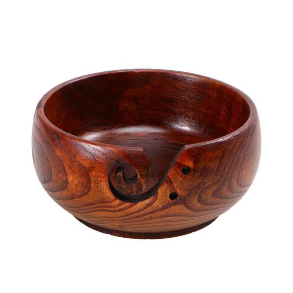 

other arts and crafts wood yarn bowl storage non crochet organizer smooth swirl wool sekin knitting accessory (random plane bottle convex bo