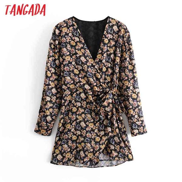 

women v neck floral playsuits bow elastic waist long sleeve rompers ladies casual chic jumpsuits 3h419 210416, Black;gray