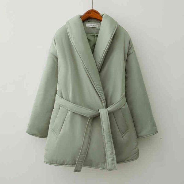 

women's wool & blends women winter jacket coat stylish thick warm fluff parka female water proof outerware pm0v, Black