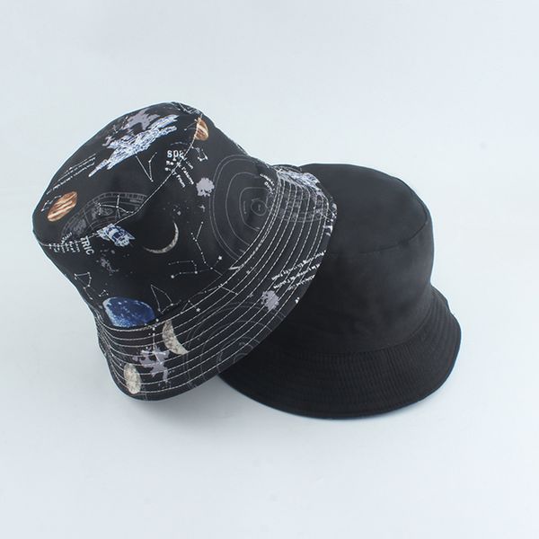 

2021 summer black bucket hat kids reversible panama hats outdoor hip hop fisherman cap children travel beach sun caps, Blue;gray