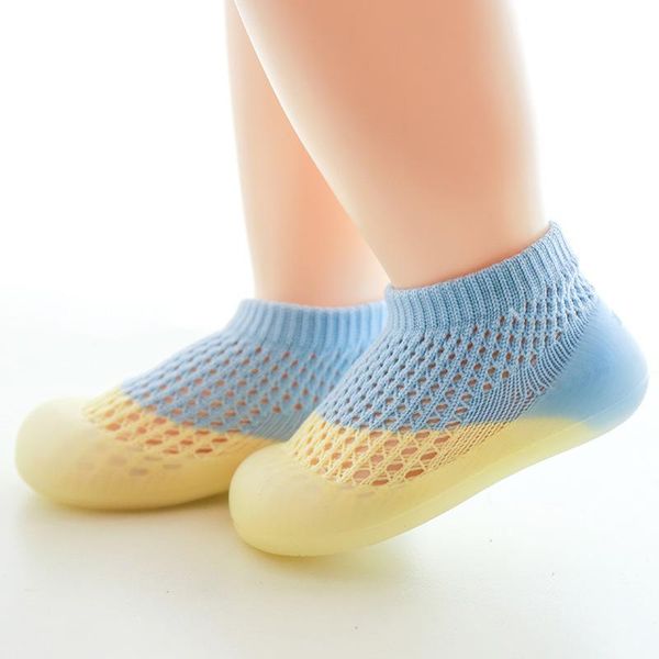

first walkers fashion toddler shoes soft sole anti slip knitted baby for children's kid breathable spring mesh floor