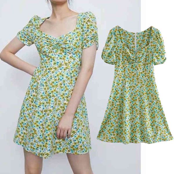 

rompers summer natural wind refreshing flower print dress mini-dress v-low dressed waistband, Black;white