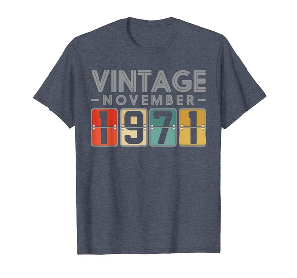 

retro classic vintage november 1971 aged 48 years old being, White;black