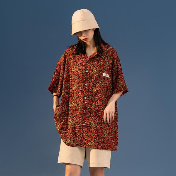 

women's t-shirt little flower pattern clothing 2021 summer cute plus size tee aesthetic short sleeve shirt y2k fashion clothes, White