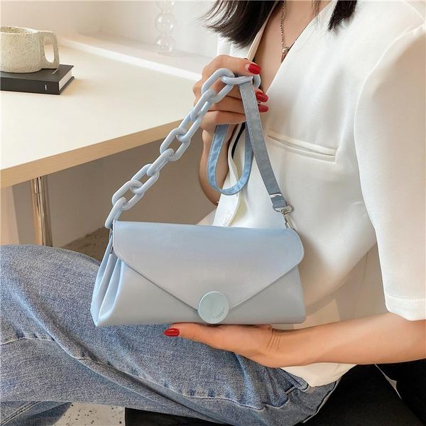 

evening bags women luxury sling shoulder underarm bag fashion retro handbags casual ladies pu leather chain tote hasp flap wallet pouch