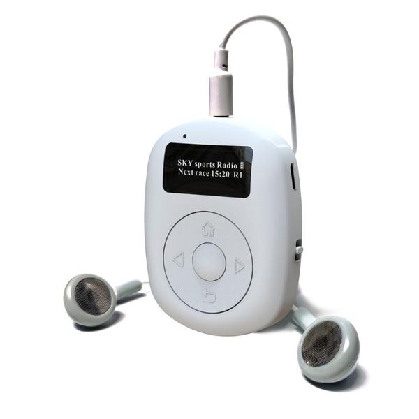 

radio clip-on dab digital radio, bluetooth portable oled display accessories clip receiver dropship