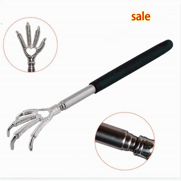 

adjustable convenient black eagle claw stainless steel massager back scratcher gift sale1