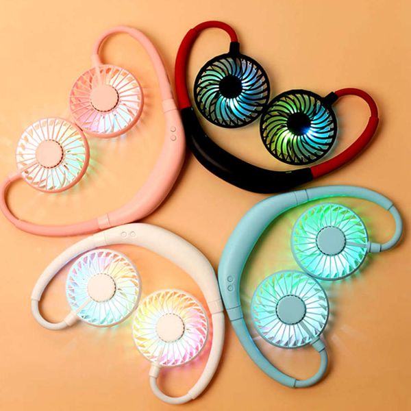 

3rd generation usb neck fan lazy folding deskmini convenient handheld fan