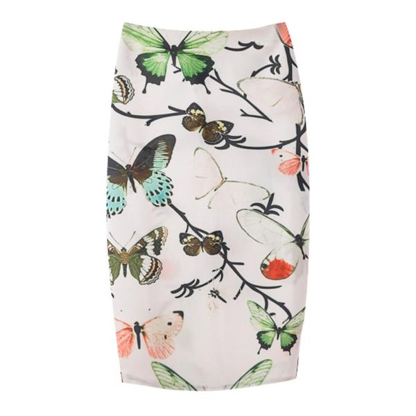 

skirts 2021 summer female high waist ladies fashion trend comfortable casual bag hip skirt print w410, Black