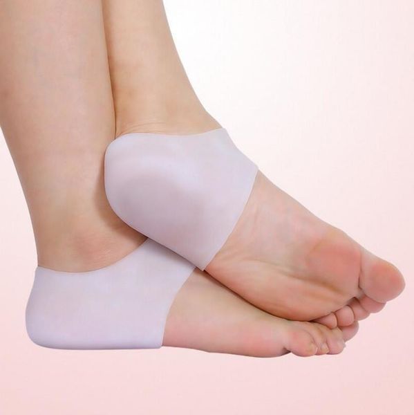 

100 pairs delicate silicone moisturizing gel heel socks like cracked foot skin protector new shion