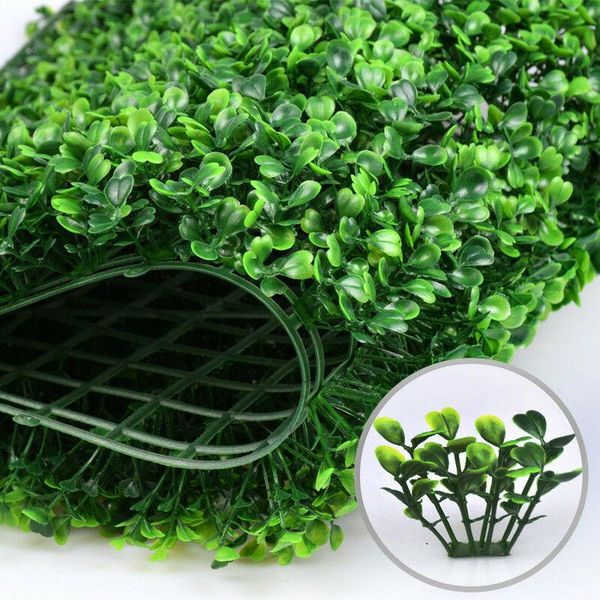 

decorative flowers & wreaths 12pcs 25x25cm plant wall artificial lawn boxwood hedge garden backyard home decor simulation grass turf rug out