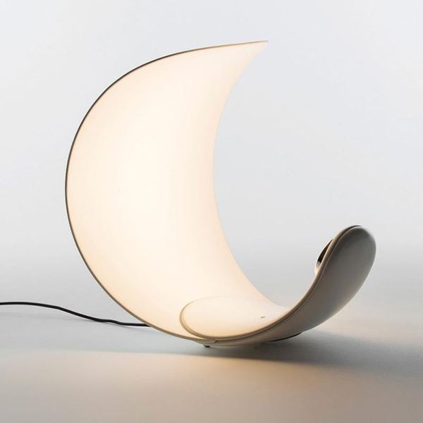 

book lights italian design moon table lamp, bedroom night modern and simple, creative, bedside, office, study, reading desk lighting l
