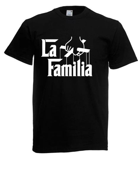 

mens t-shirt la familia puppet size up to 5xl, White;black