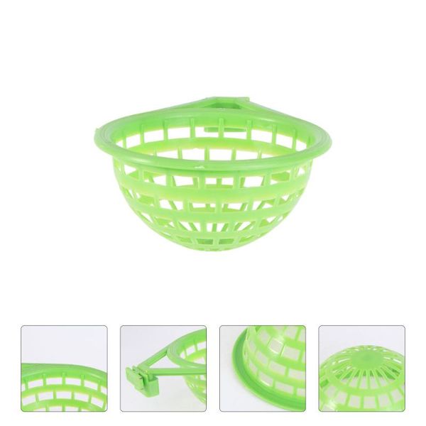 

bird cages 2pcs homing pigeon nest basin reliable (green)