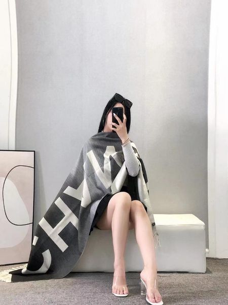 

scarves 8865 70*180cm cashmere autumn and winter thick soft scarf shawl, Blue;gray