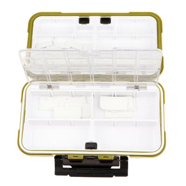 

premium waterproof plastic fishing hooks lures bait tackle storage organizer box case - b type accessories