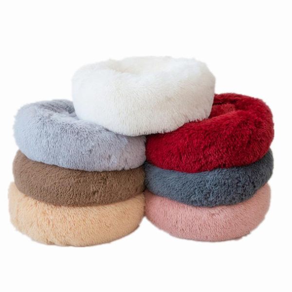 

cushion/decorative pillow solid color plush cushion winter warm dogs floor mat small medium pets outdoor