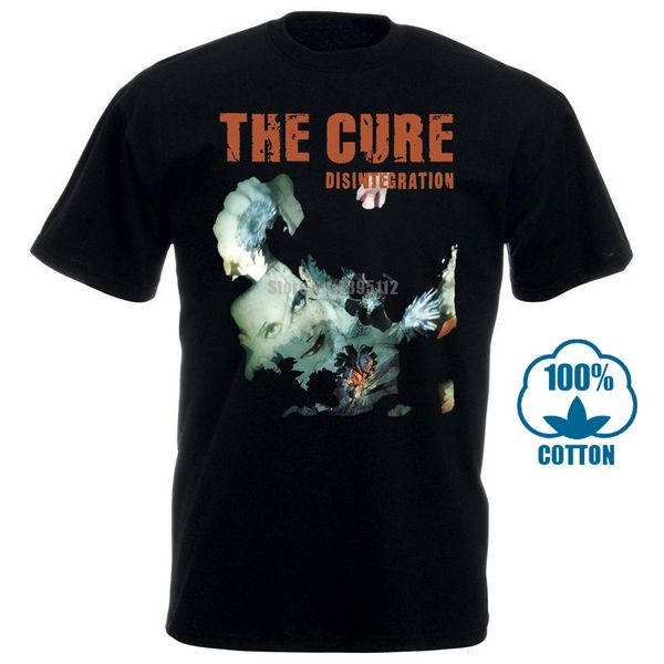 

the cure disintegration t-shirts 3d t-shirt for men tshirt cotton t-shirts short sleeve t-shirt men rock t shirt printed tshirt, White;black